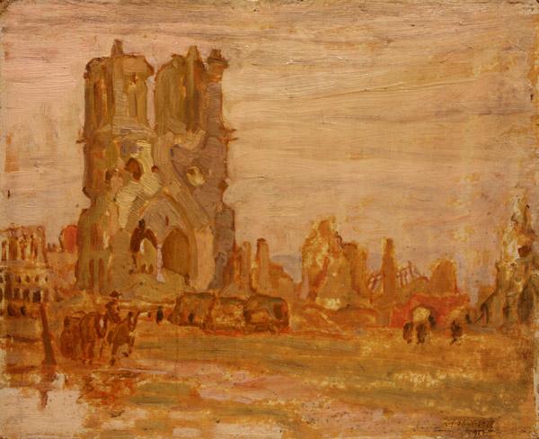Cathedral at Ypres, Belgium, Alexander Young Jackson